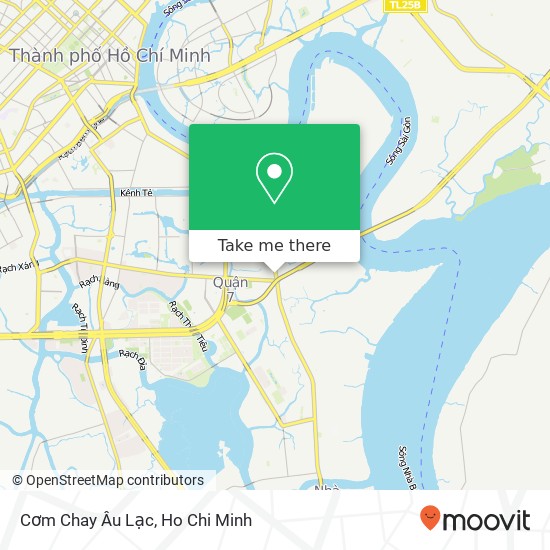 Cơm Chay Âu Lạc map