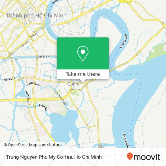 Trung Nguyen Phu My Coffee map