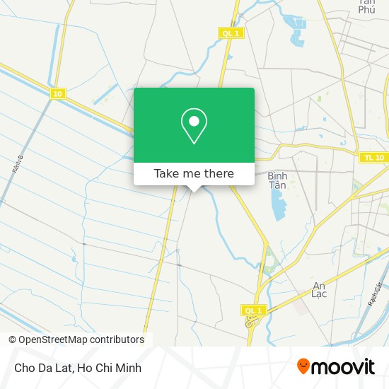 Cho Da Lat map