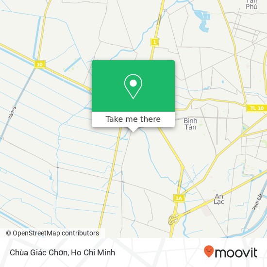 Chùa Giác Chơn map