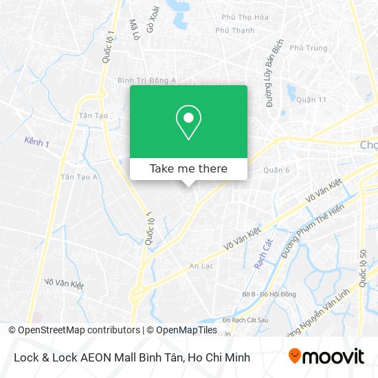 Lock & Lock AEON Mall Bình Tân map