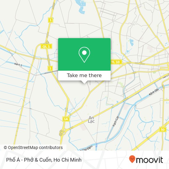 Phố Á - Phở & Cuốn map