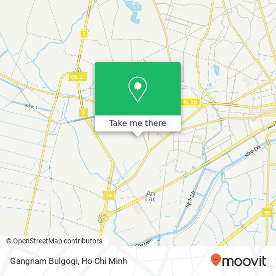 Gangnam Bulgogi map
