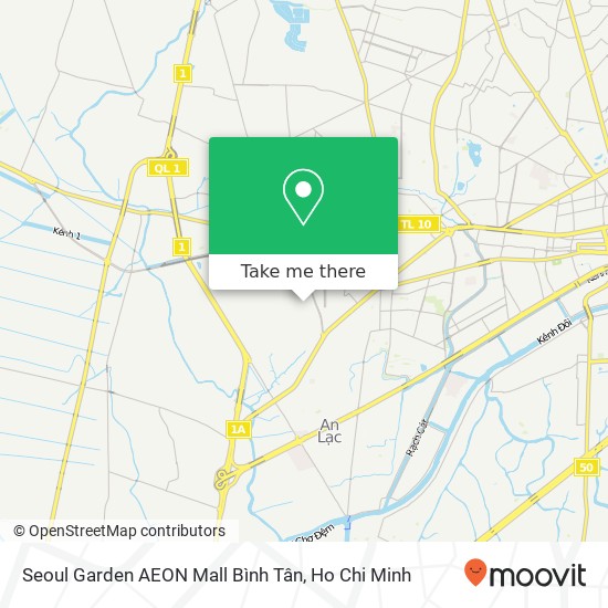 Seoul Garden AEON Mall Bình Tân map