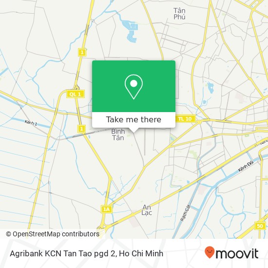 Agribank KCN Tan Tao pgd 2 map