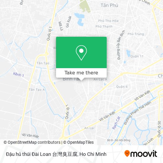 Đậu hủ thúi Đài Loan 台灣臭豆腐 map