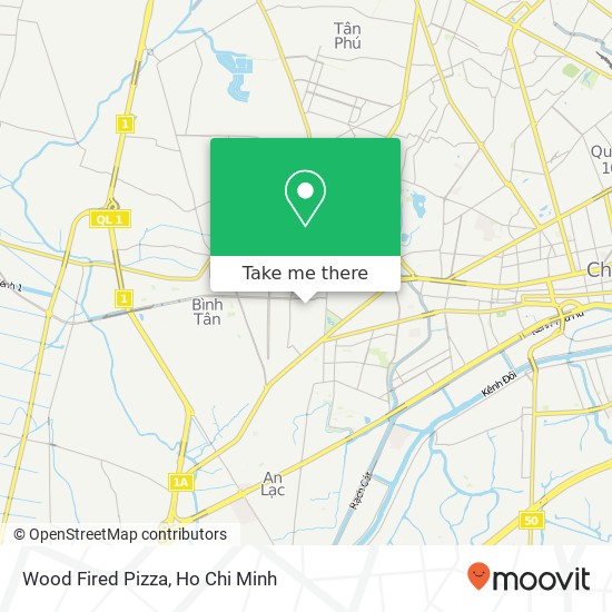 Wood Fired Pizza map