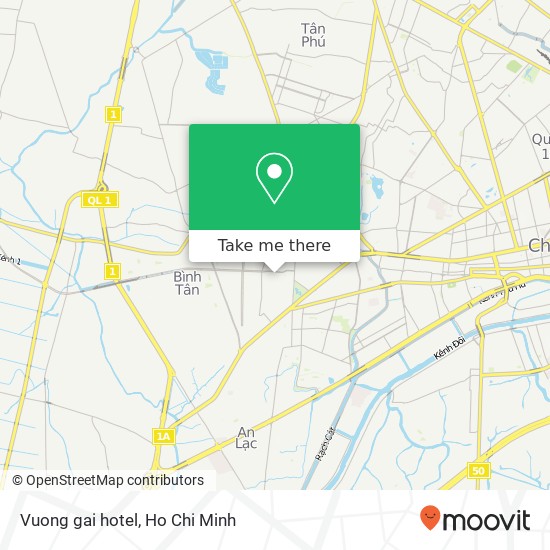 Vuong gai hotel map