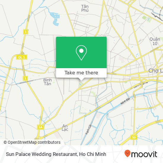 Sun Palace Wedding Restaurant map