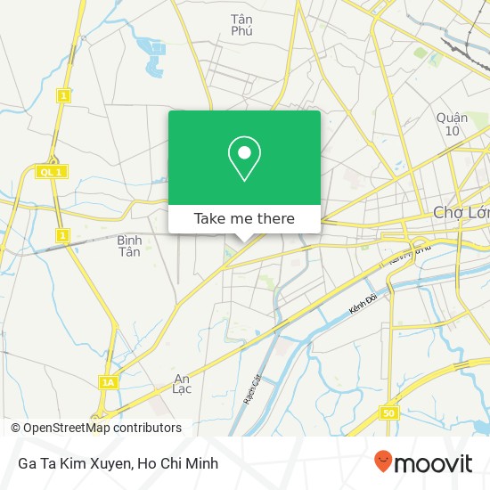 Ga Ta Kim Xuyen map