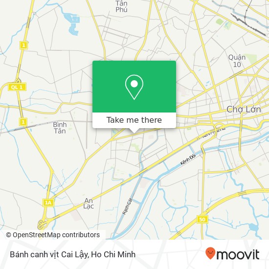 Bánh canh vịt Cai Lậy map