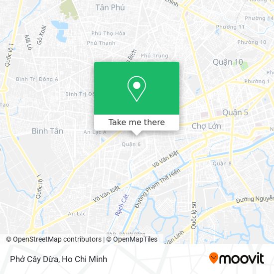 Phở Cây Dừa map