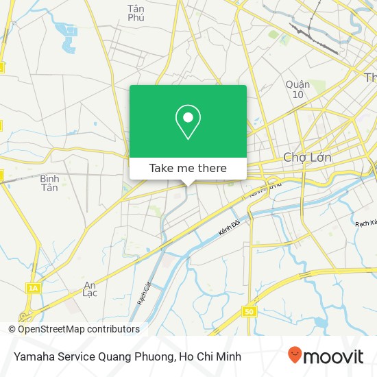 Yamaha Service Quang Phuong map