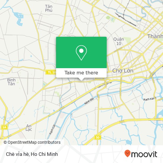 Chè vỉa hè map