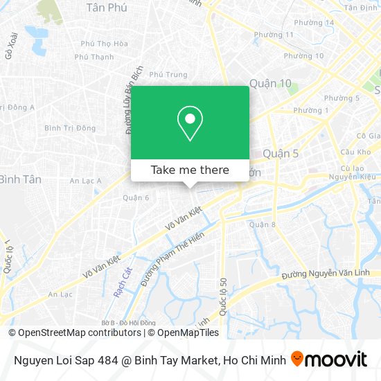 Nguyen Loi Sap 484 @ Binh Tay Market map