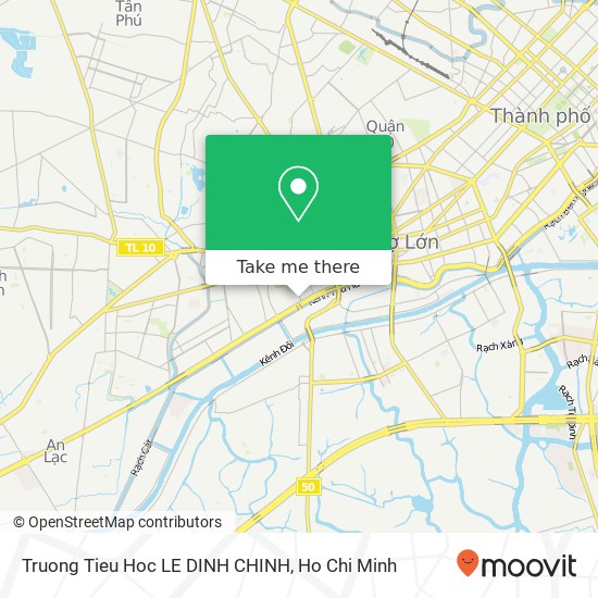 Truong Tieu Hoc LE DINH CHINH map
