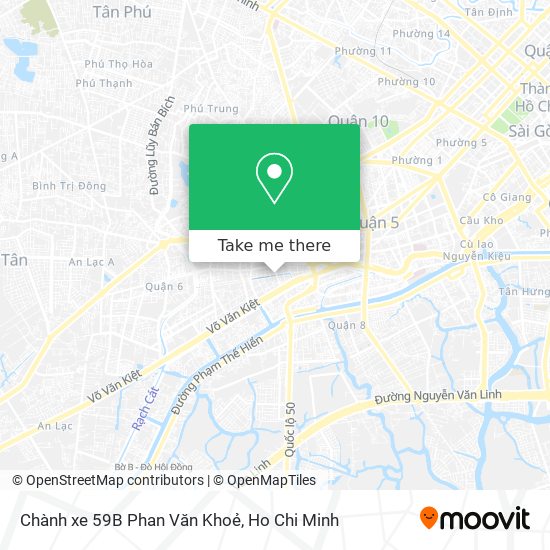 Chành xe 59B Phan Văn Khoẻ map