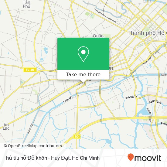 hủ tíu hồ Đỗ khôn - Huy Đạt map