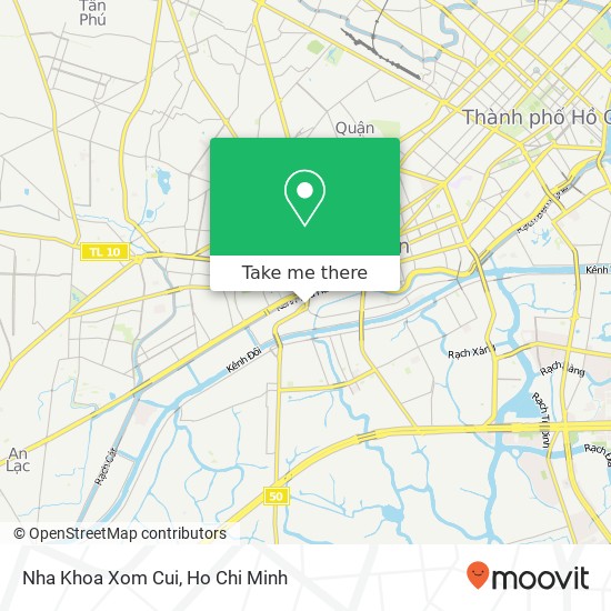 Nha Khoa Xom Cui map