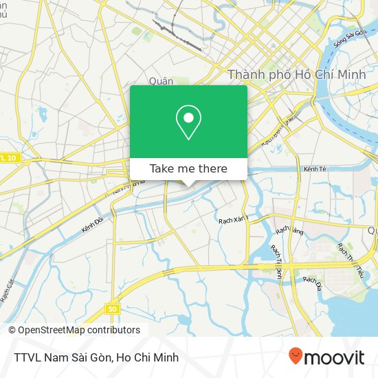 TTVL Nam Sài Gòn map