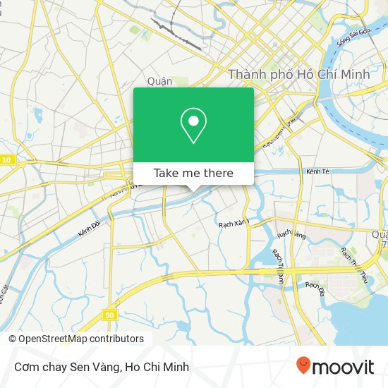 Cơm chay Sen Vàng map