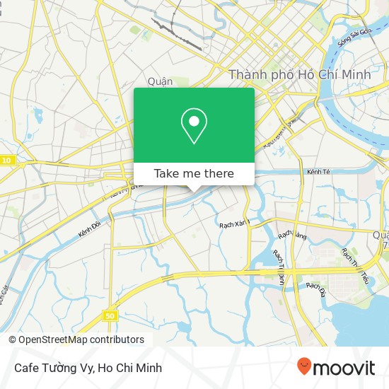 Cafe Tường Vy map