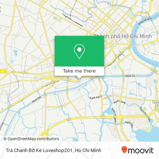 Trà Chanh Bờ Kè  Loveshop201 map