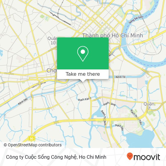 Công ty Cuộc Sống Công Nghệ map