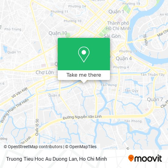 Truong Tieu Hoc Au Duong Lan map