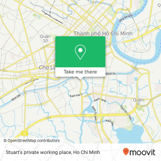 Stuart's private working place map