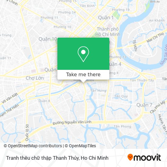 Tranh thêu chữ thập Thanh Thủy map