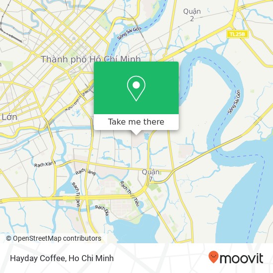 Hayday Coffee map