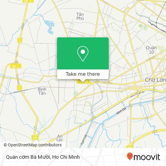 Quán cơm Bà Mười map