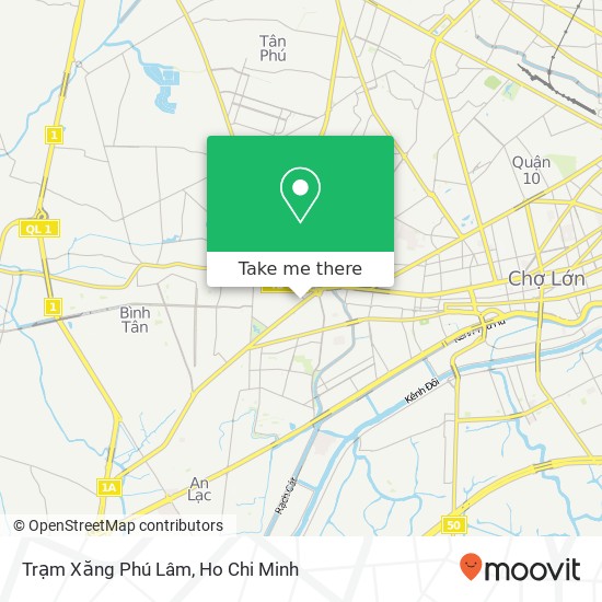 Trạm Xăng Phú Lâm map