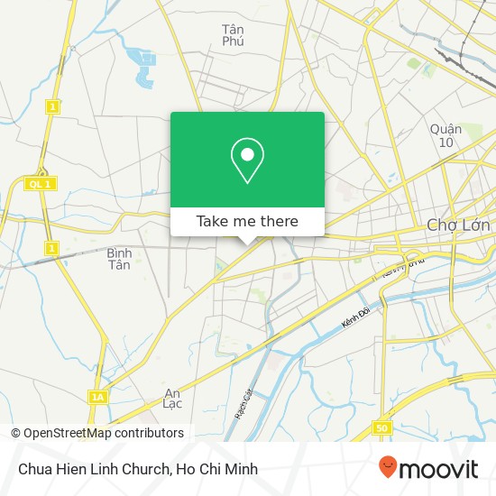 Chua Hien Linh Church map