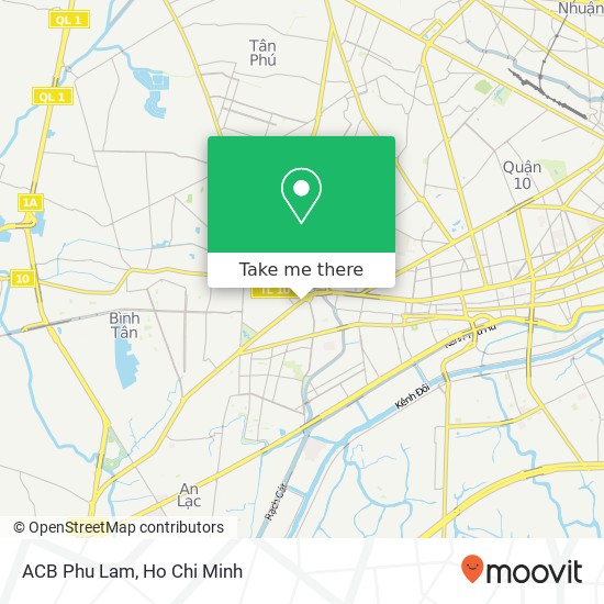 ACB Phu Lam map