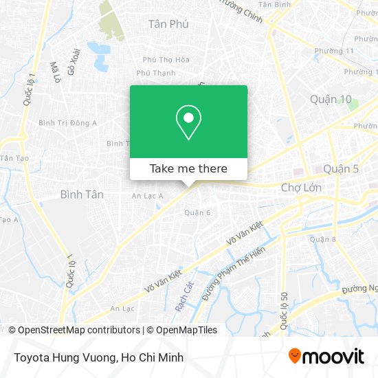 Toyota Hung Vuong map