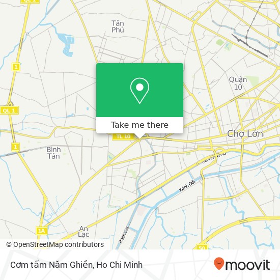 Cơm tấm Năm Ghiền map