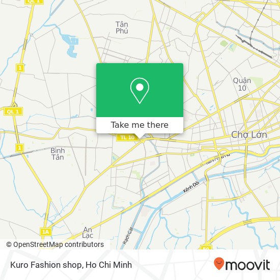 Kuro Fashion shop map
