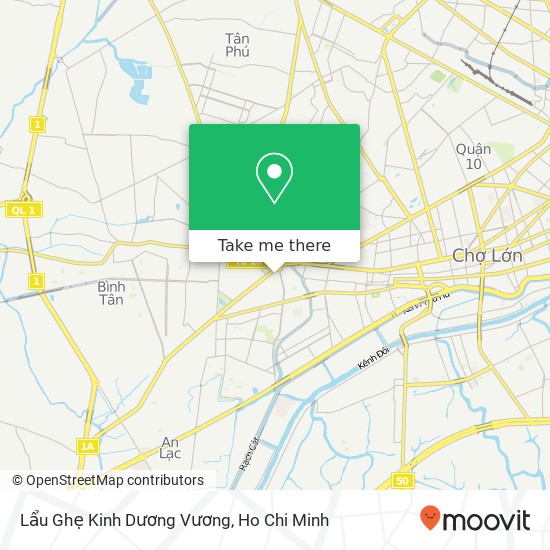 Lẩu Ghẹ Kinh Dương Vương map