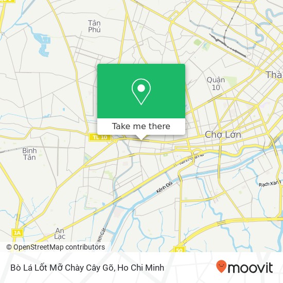 Bò Lá Lốt Mỡ Chày Cây Gõ map