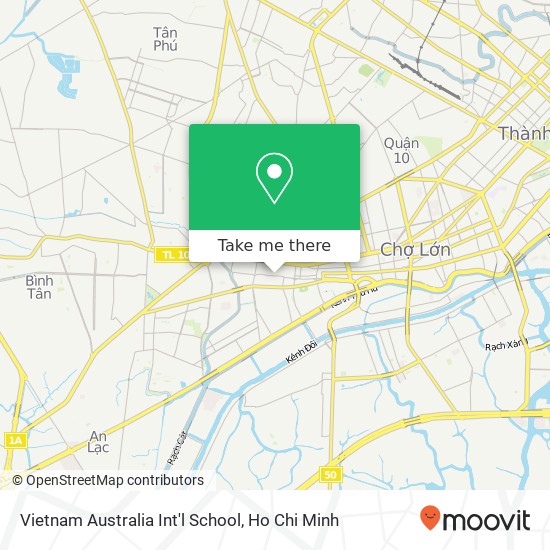 Vietnam Australia Int'l School map