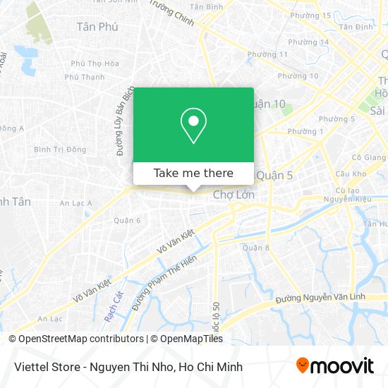 Viettel Store - Nguyen Thi Nho map