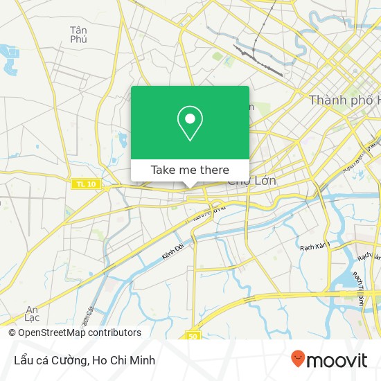 Lẩu cá Cường map