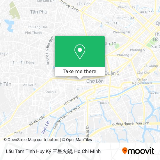 Lẩu  Tam Tinh Huy Ký 三星火鍋 map