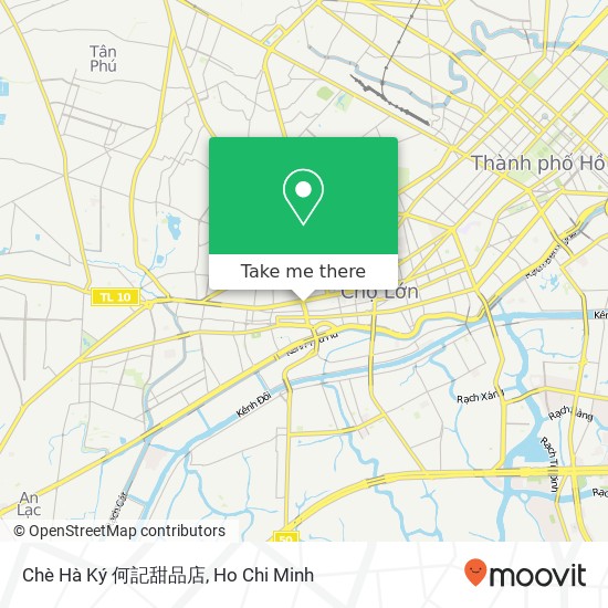 Chè Hà Ký 何記甜品店 map