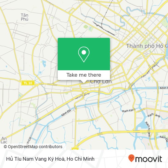 Hủ Tíu Nam Vang Ký Hoà map