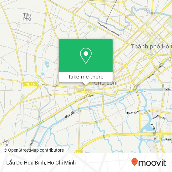 Lẩu Dê Hoà Bình map