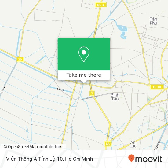 Viễn Thông A Tỉnh Lộ 10 map