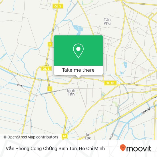 Văn Phòng Công Chứng Bình Tân map